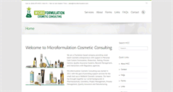 Desktop Screenshot of microformulation.com