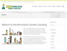 Tablet Screenshot of microformulation.com